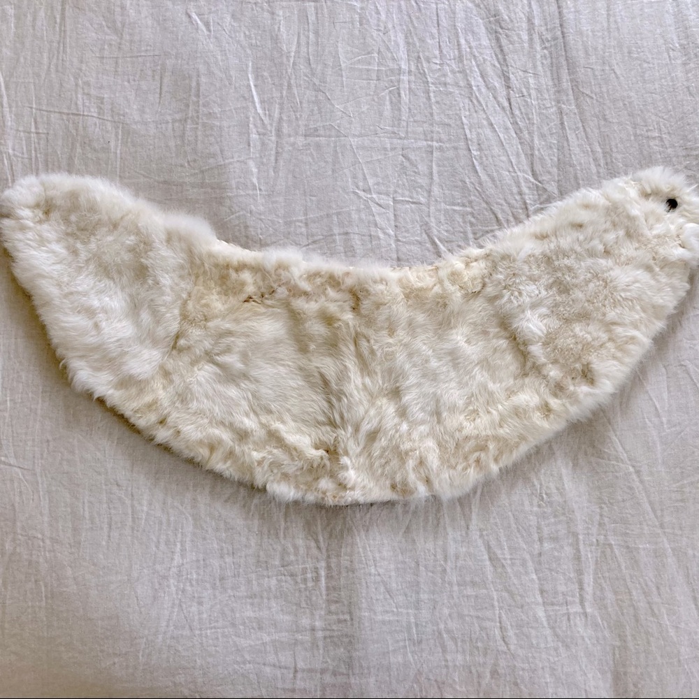 Real rabbit fur wrap / shawl